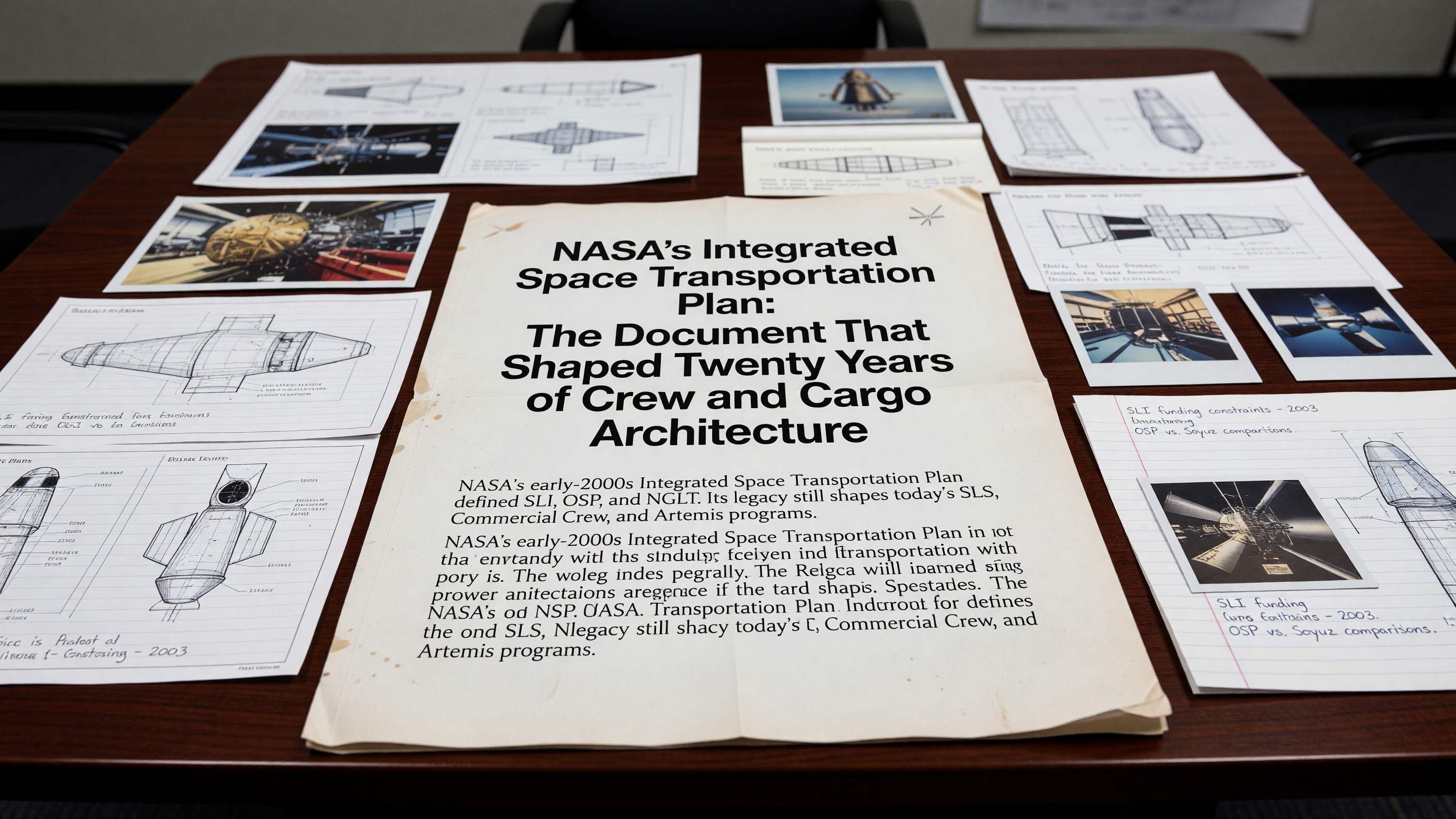 NASA's Integrated Space Transportation Plan: The Document That Shaped Twenty Years of Crew and Cargo Architecture