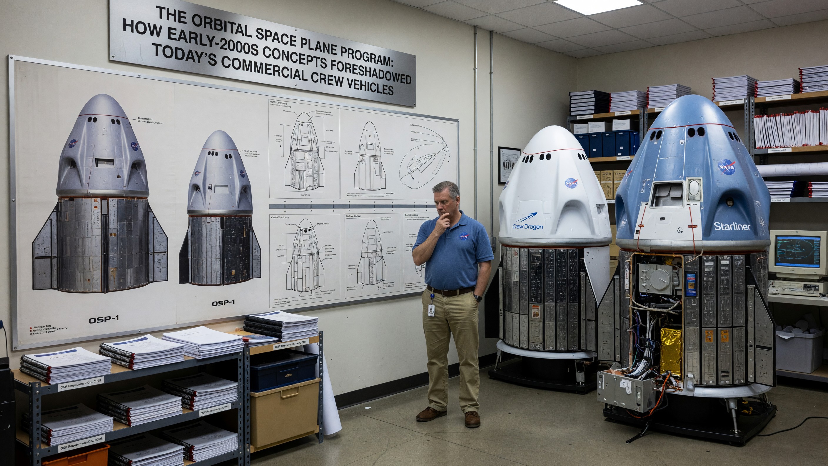 The Orbital Space Plane Program: How Early-2000s Concepts Foreshadowed Today's Commercial Crew Vehicles